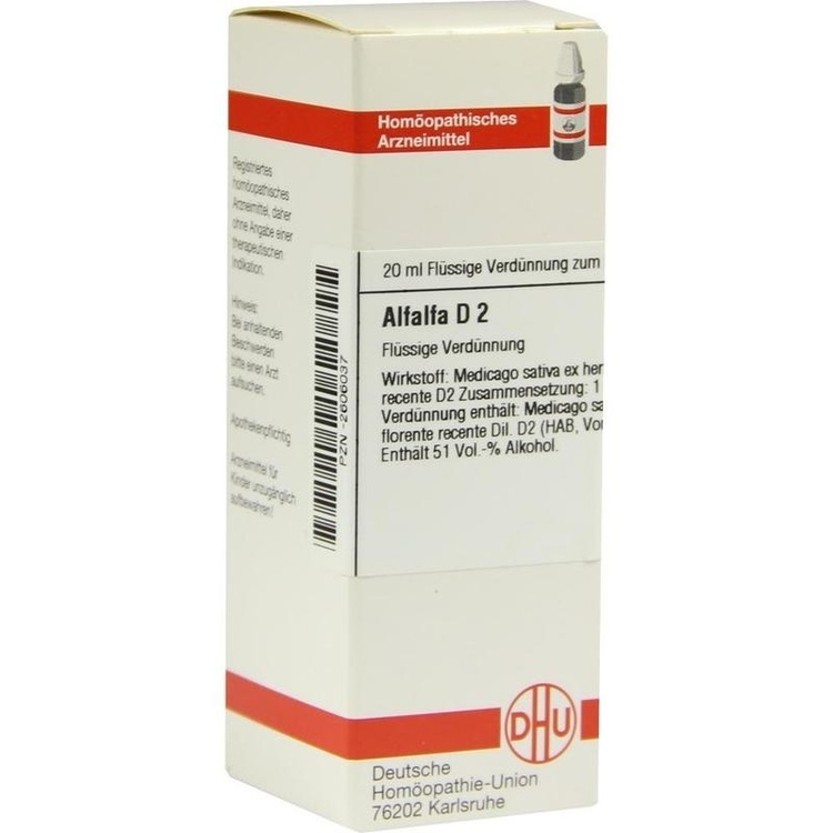 ALFALFA D 2 Dilution 20 ml