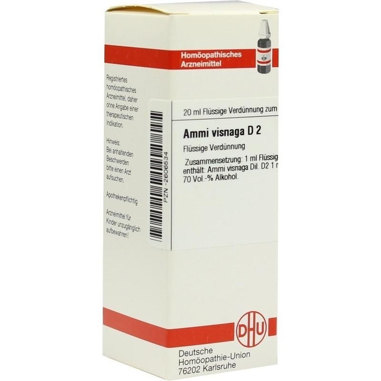 AMMI VISNAGA D 2 Dilution 20 ml