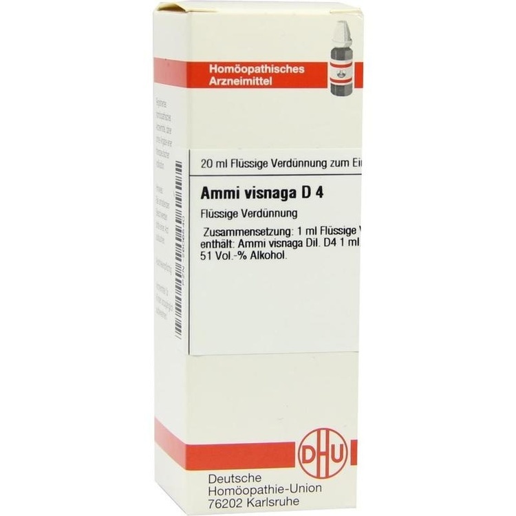 AMMI VISNAGA D 4 Dilution 20 ml