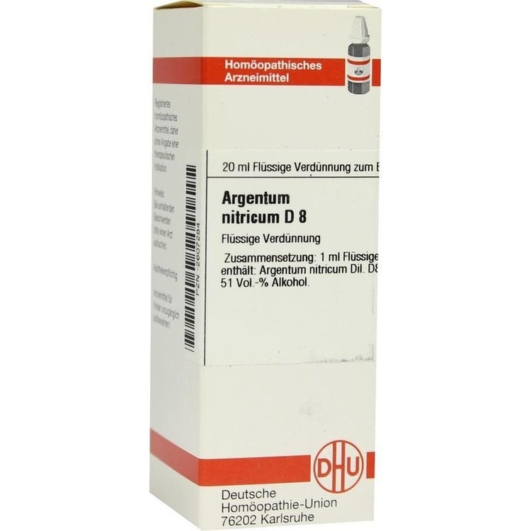 ARGENTUM NITRICUM D 8 Dilution 20 ml