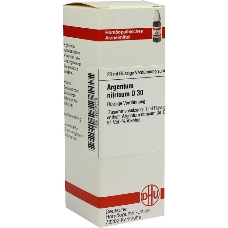 ARGENTUM NITRICUM D 30 Dilution 20 ml