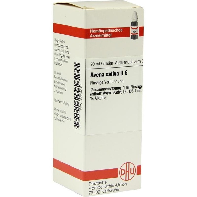 AVENA SATIVA D 6 Dilution 20 ml