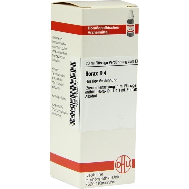 BORAX D 4 Dilution 20 ml