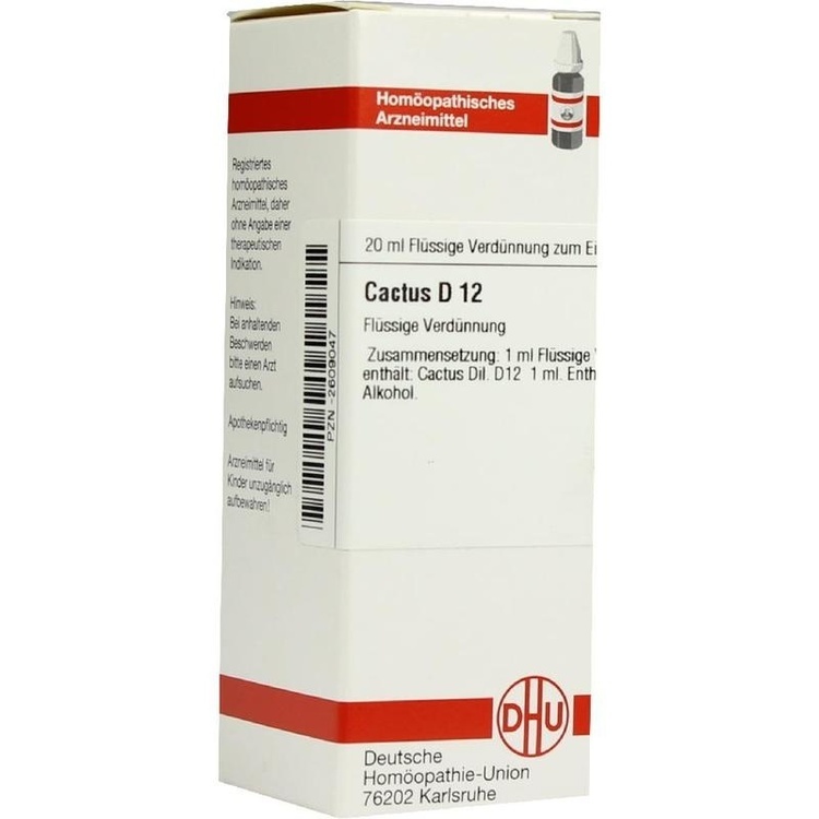 CACTUS D 12 Dilution 20 ml