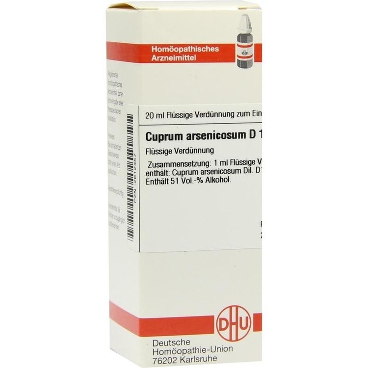 CUPRUM ARSENICOSUM D 12 Dilution 20 ml