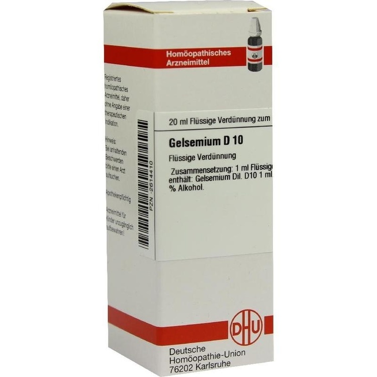 GELSEMIUM D 10 Dilution 20 ml