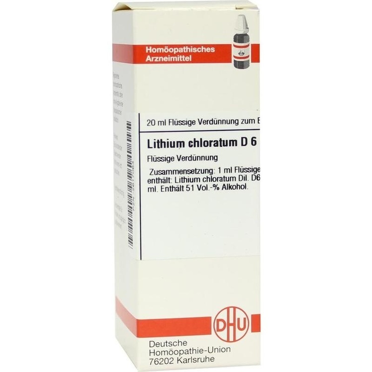 LITHIUM CHLORATUM D 6 Dilution 20 ml