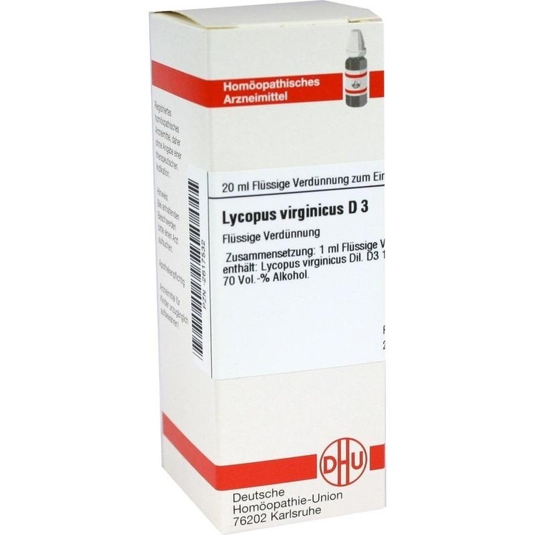 LYCOPUS VIRGINICUS D 3 Dilution 20 ml