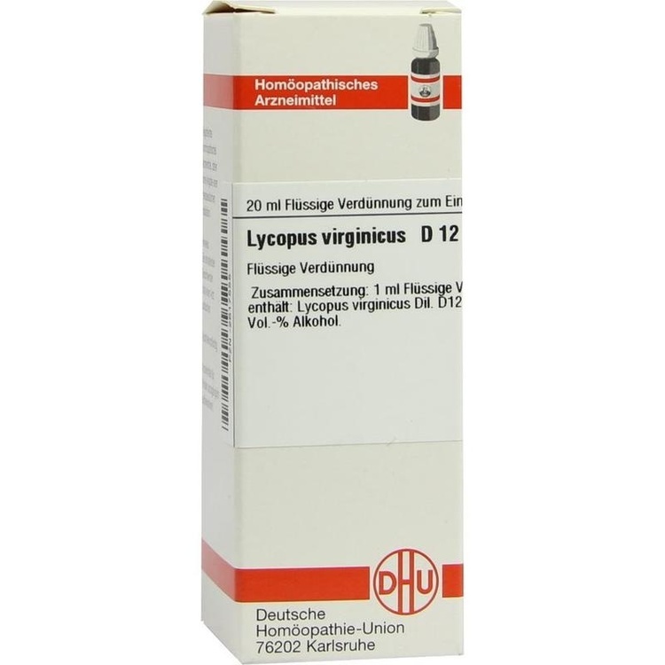 LYCOPUS VIRGINICUS D 12 Dilution 20 ml