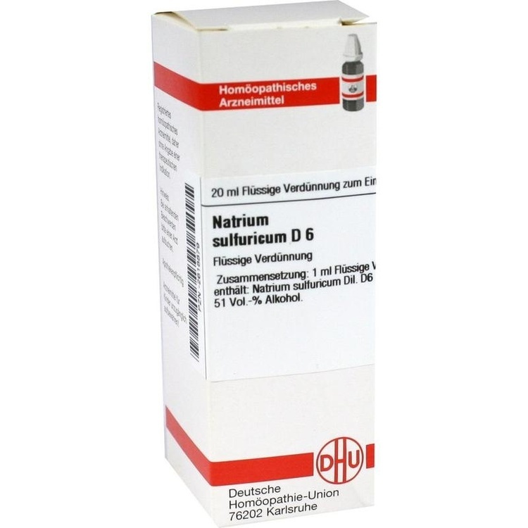 NATRIUM SULFURICUM D 6 Dilution 20 ml