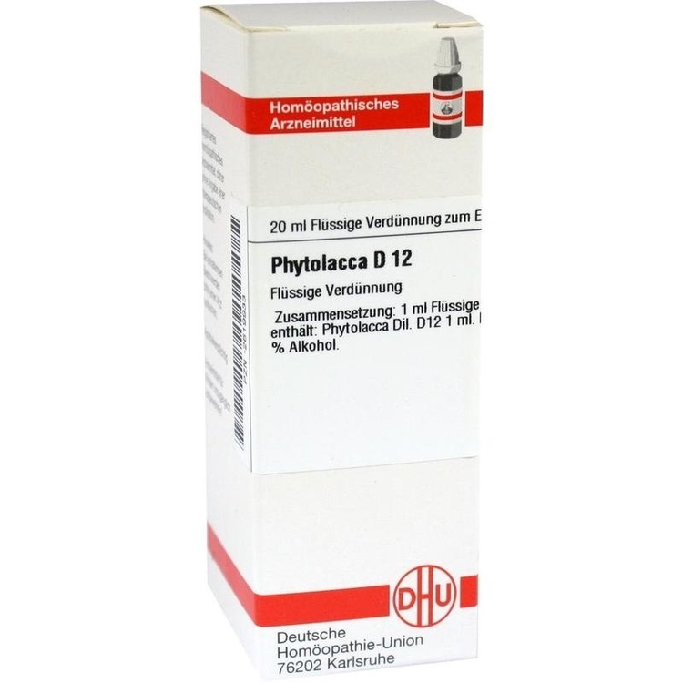 PHYTOLACCA D 12 Dilution 20 ml