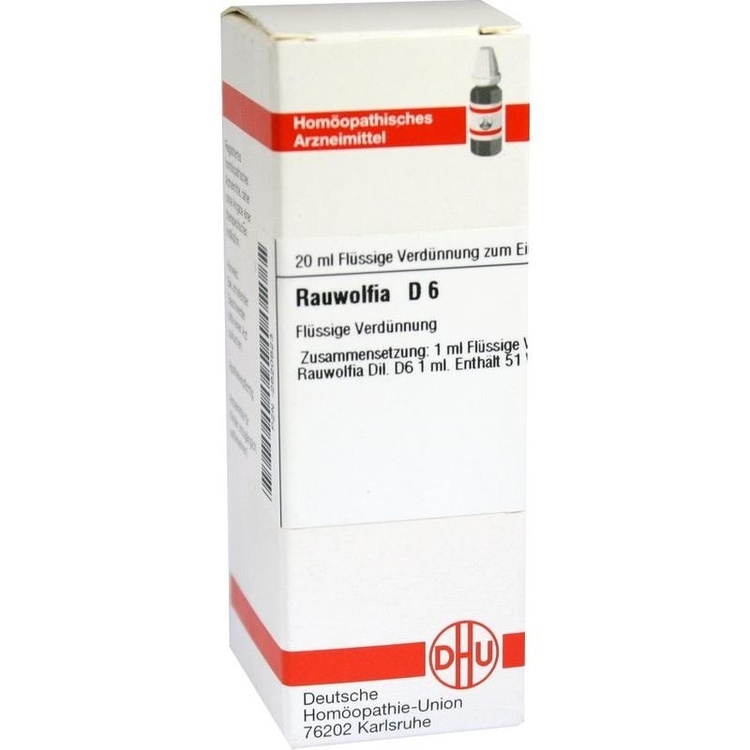 RAUWOLFIA D 6 Dilution 20 ml