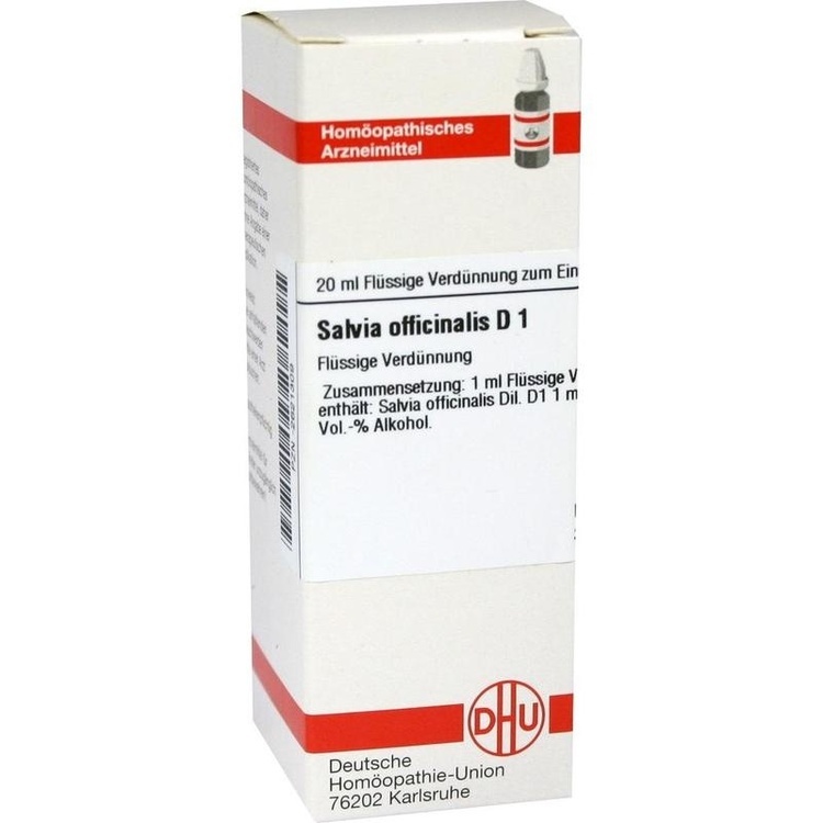 SALVIA OFFICINALIS D 1 Dilution 20 ml