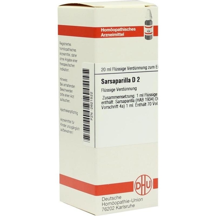 SARSAPARILLA D 2 Dilution 20 ml