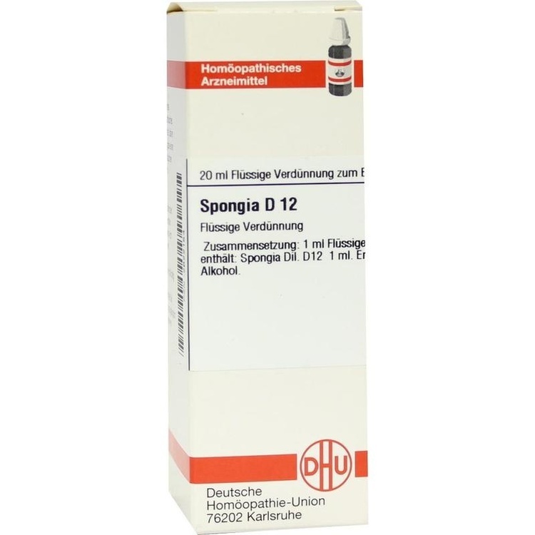 SPONGIA D 12 Dilution 20 ml