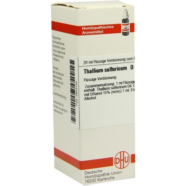 THALLIUM SULFURICUM D 12 Dilution 20 ml