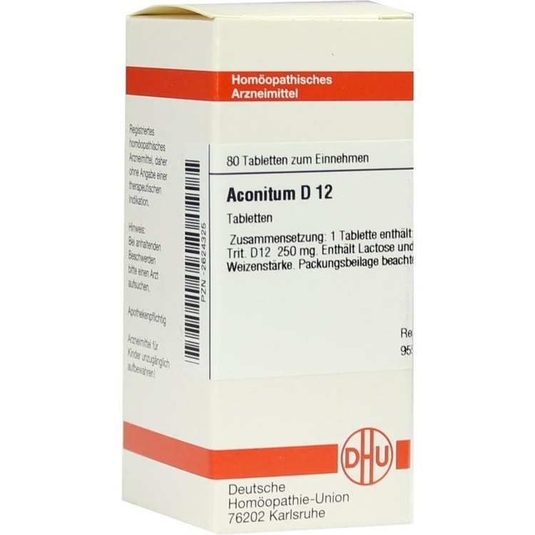 ACONITUM D 12 Tabletten 80 St