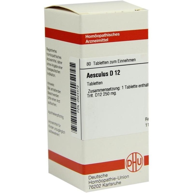 AESCULUS D 12 Tabletten 80 St