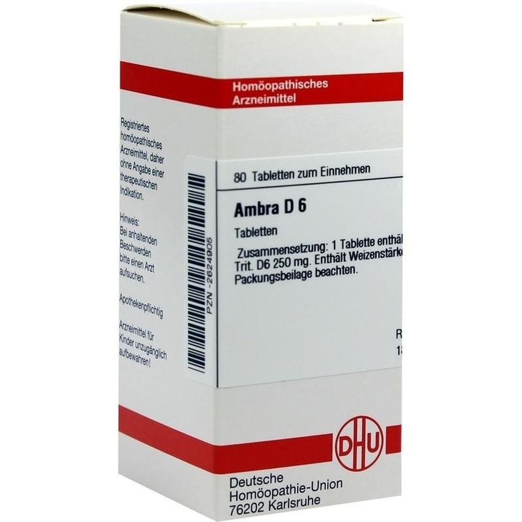 AMBRA D 6 Tabletten 80 St