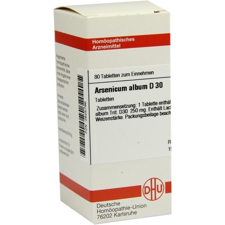 ARSENICUM ALBUM D 30 Tabletten 80 St