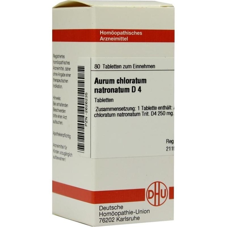 AURUM CHLORATUM NATRONATUM D 4 Tabletten 80 St