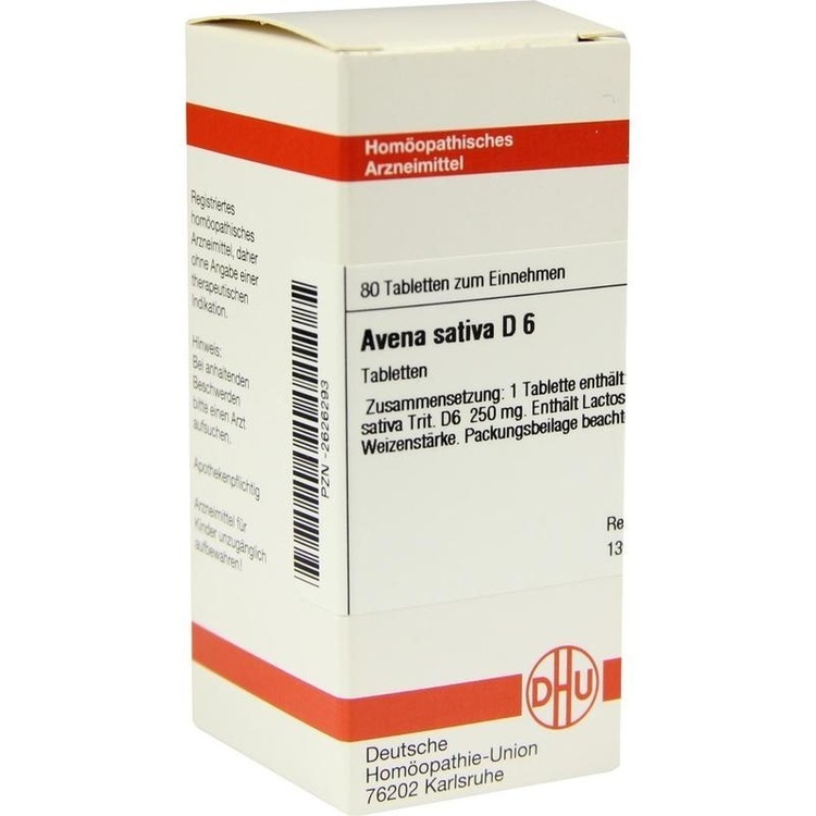 AVENA SATIVA D 6 Tabletten 80 St