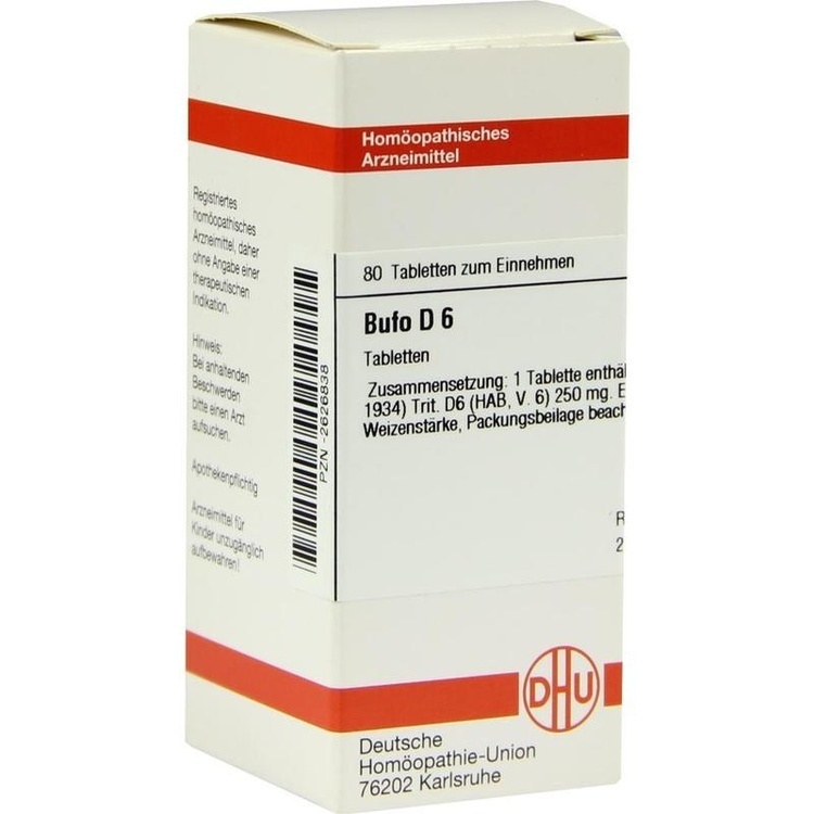 BUFO D 6 Tabletten 80 St