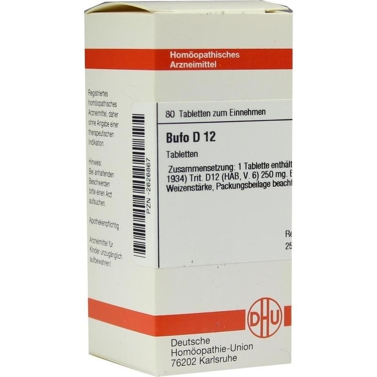 BUFO D 12 Tabletten 80 St