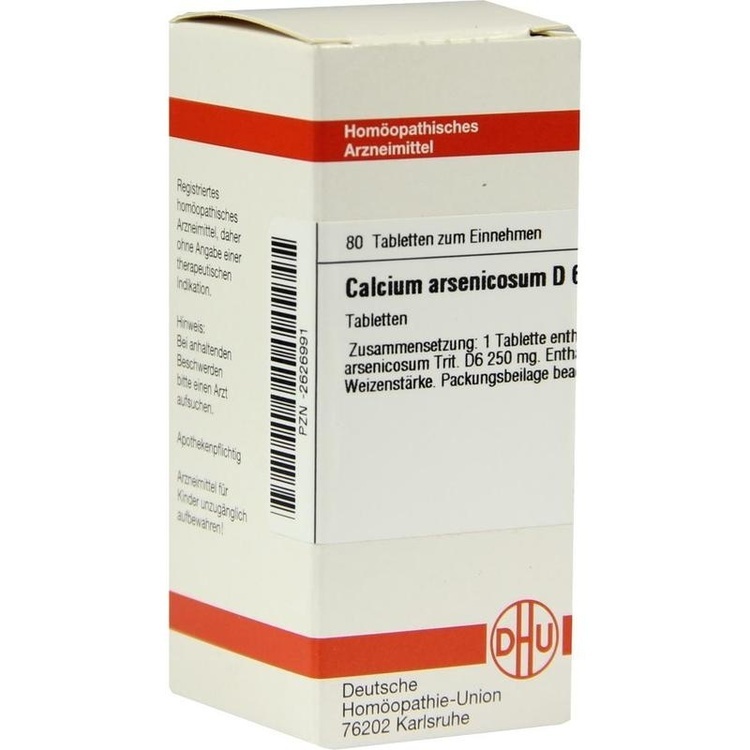 CALCIUM ARSENICOSUM D 6 Tabletten 80 St