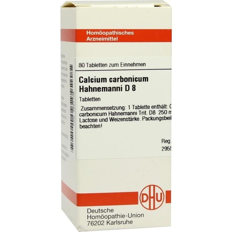 CALCIUM CARBONICUM Hahnemanni D 8 Tabletten 80 St