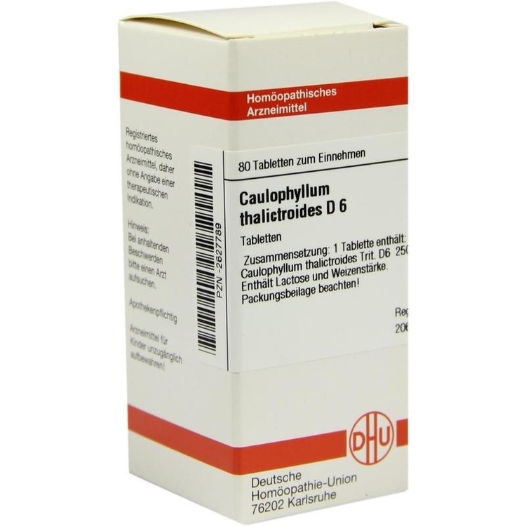 CAULOPHYLLUM THALICTROIDES D 6 Tabletten 80 St