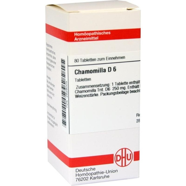 CHAMOMILLA D 6 Tabletten 80 St
