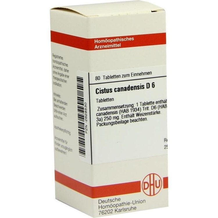 CISTUS CANADENSIS D 6 Tabletten 80 St