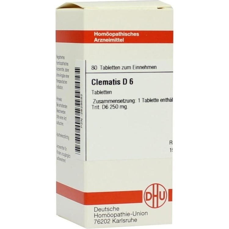 CLEMATIS D 6 Tabletten 80 St