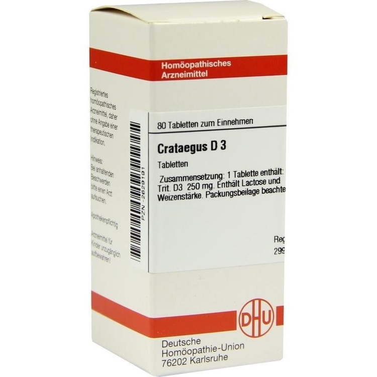 CRATAEGUS D 3 Tabletten 80 St