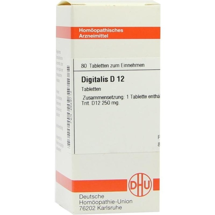 DIGITALIS D 12 Tabletten 80 St