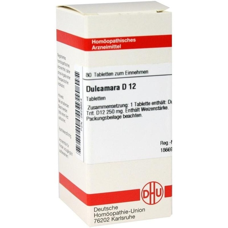 DULCAMARA D 12 Tabletten 80 St