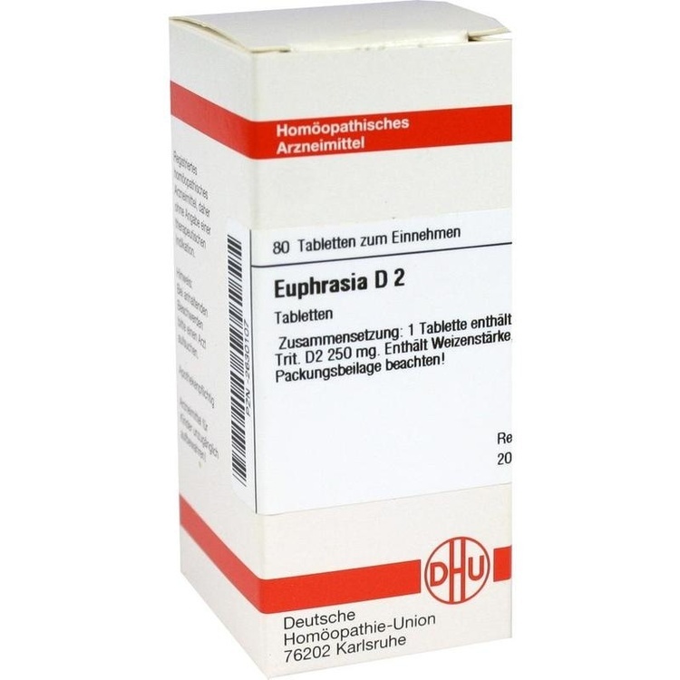 EUPHRASIA D 2 Tabletten 80 St