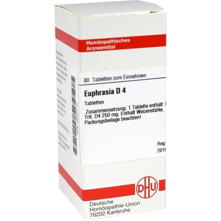 EUPHRASIA D 4 Tabletten 80 St