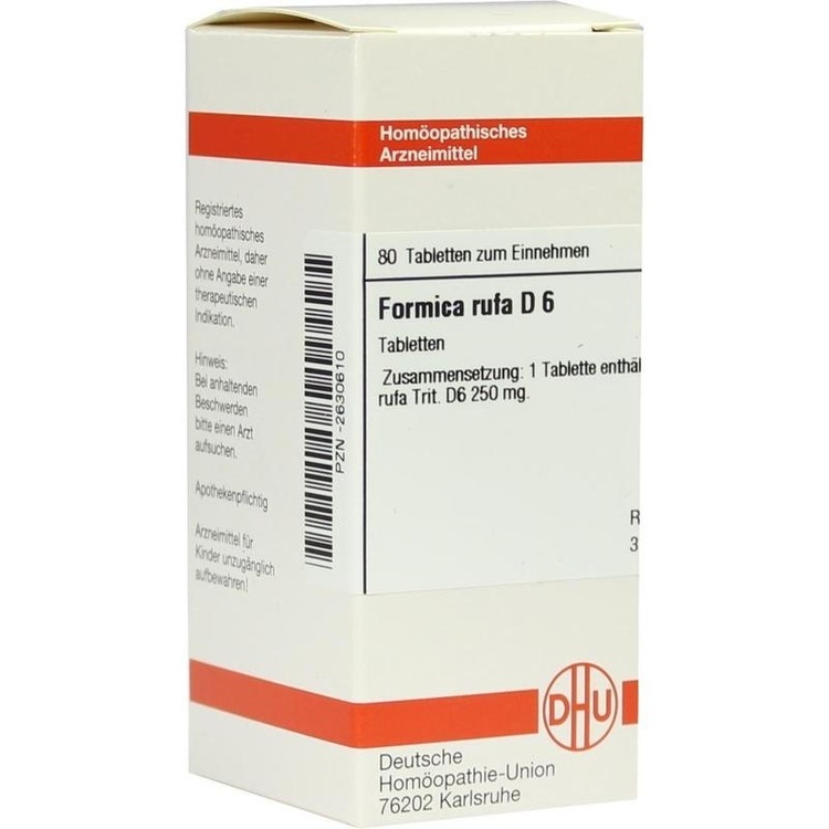 FORMICA RUFA D 6 Tabletten 80 St