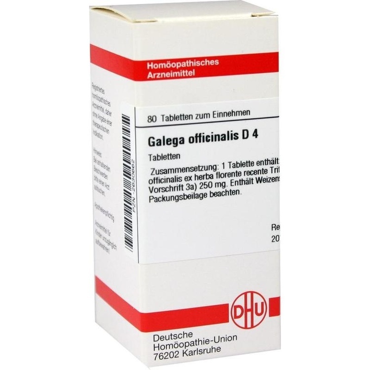 GALEGA officinalis D 4 Tabletten 80 St