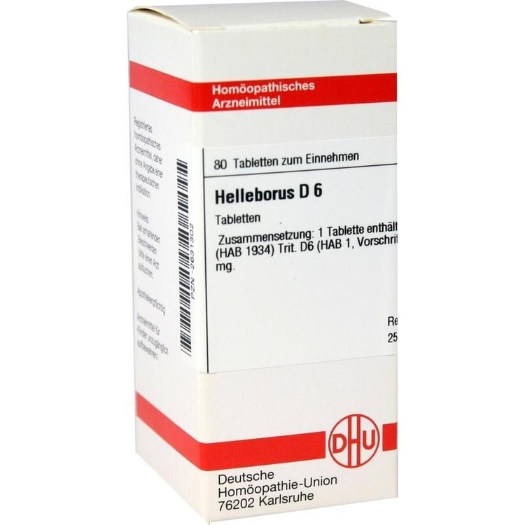 HELLEBORUS D 6 Tabletten 80 St