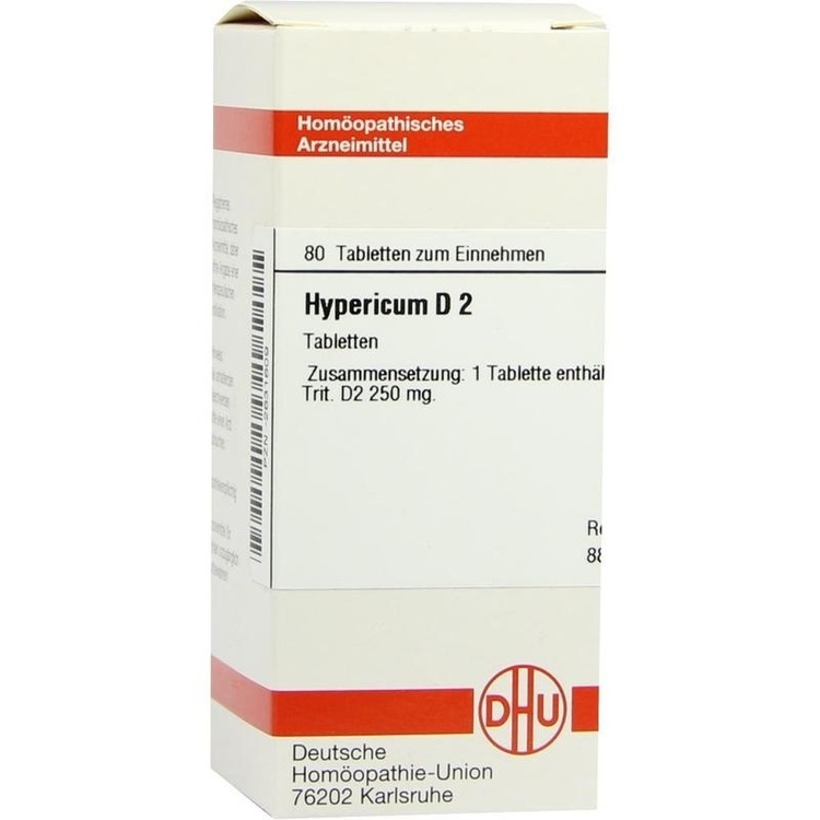 HYPERICUM D 2 Tabletten 80 St