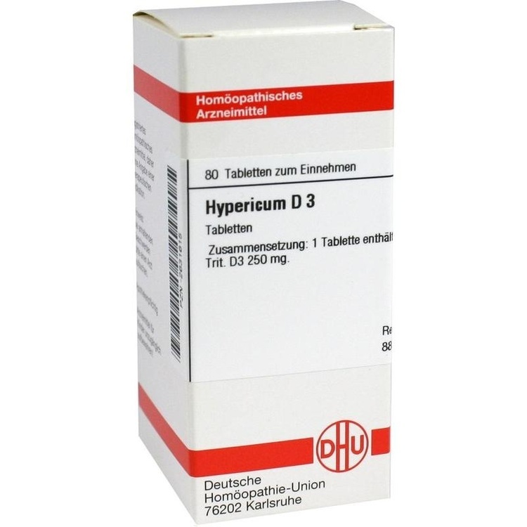 HYPERICUM D 3 Tabletten 80 St