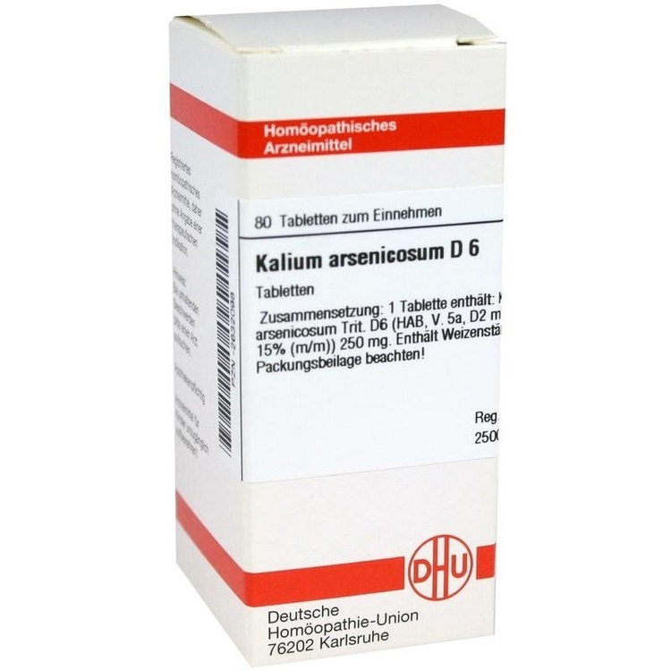 KALIUM ARSENICOSUM D 6 Tabletten 80 St