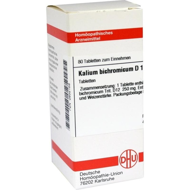 KALIUM BICHROMICUM D 12 Tabletten 80 St