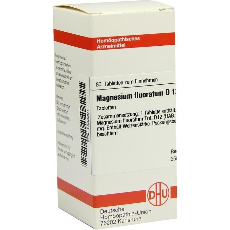 MAGNESIUM FLUORATUM D 12 Tabletten 80 St