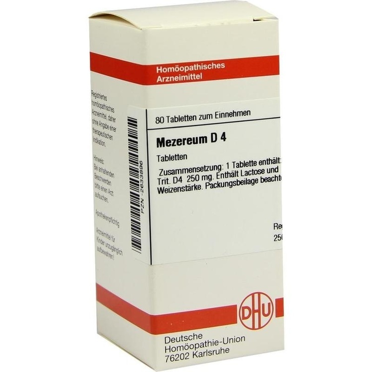 MEZEREUM D 4 Tabletten 80 St