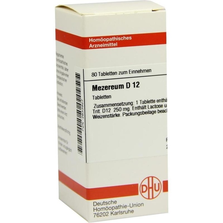 MEZEREUM D 12 Tabletten 80 St