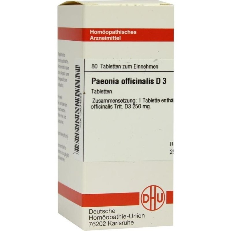 PAEONIA OFFICINALIS D 3 Tabletten 80 St